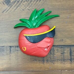 Vintage Tomato Magnet Retro Sunglasses Earring Kitchen Decor